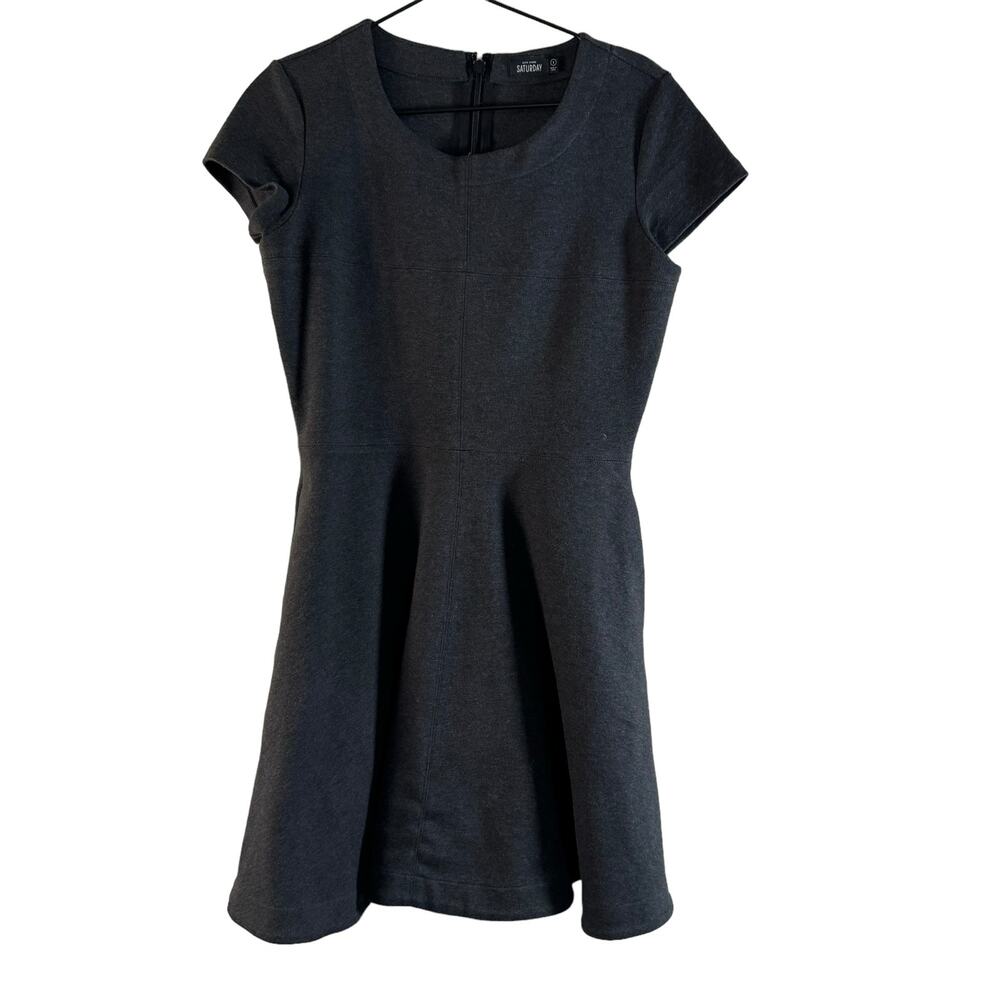 S - Kate Spade Saturday Womens Gray Dress